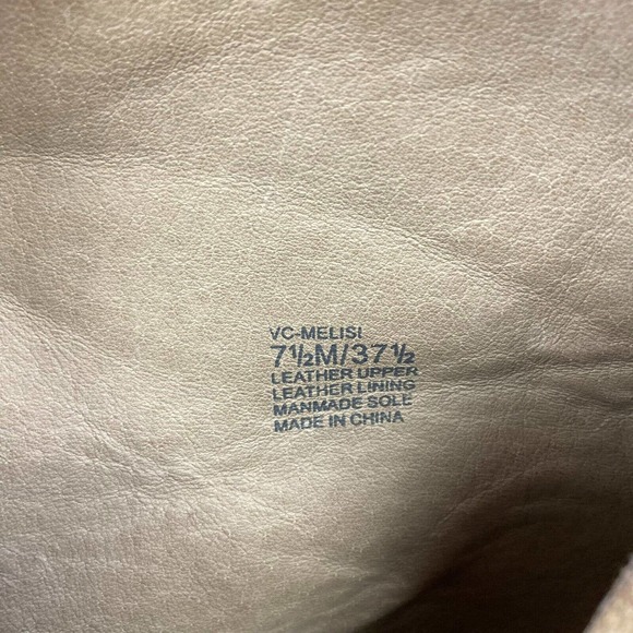 Vince Camuto Bootie Womens Sz 7.5 Brown  Suede Leather Wedge Heel‎ Ankle Melisi - Picture 6 of 7